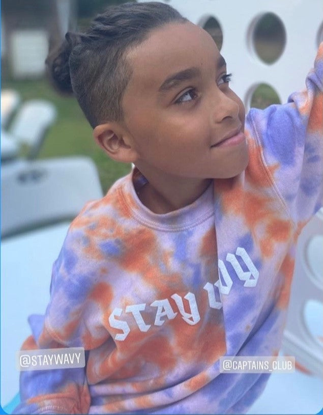 Kids Tye-Dye Crewneck Sweatshirt